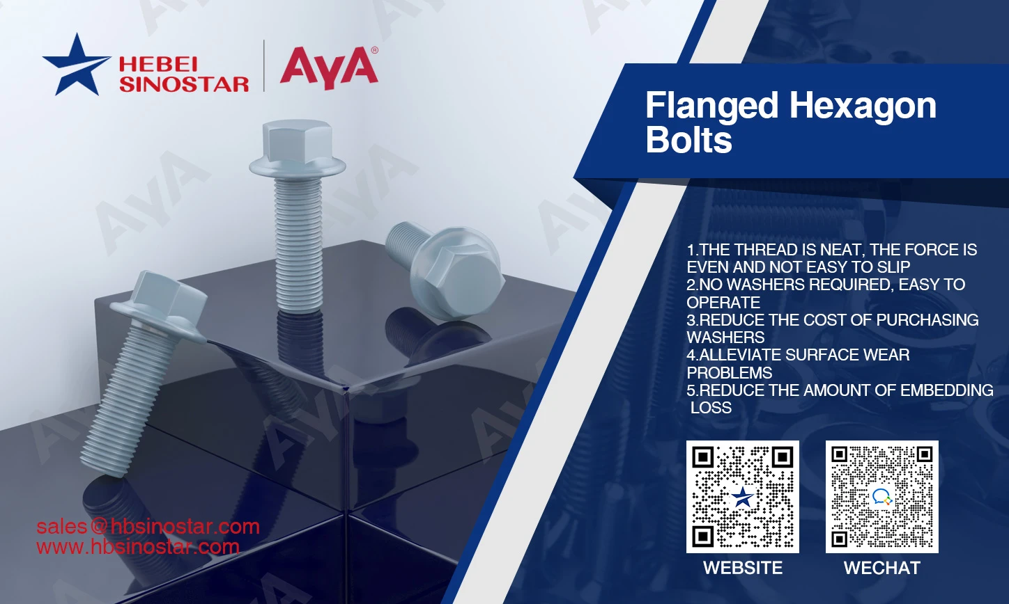 Flange Head Bolts advantages
